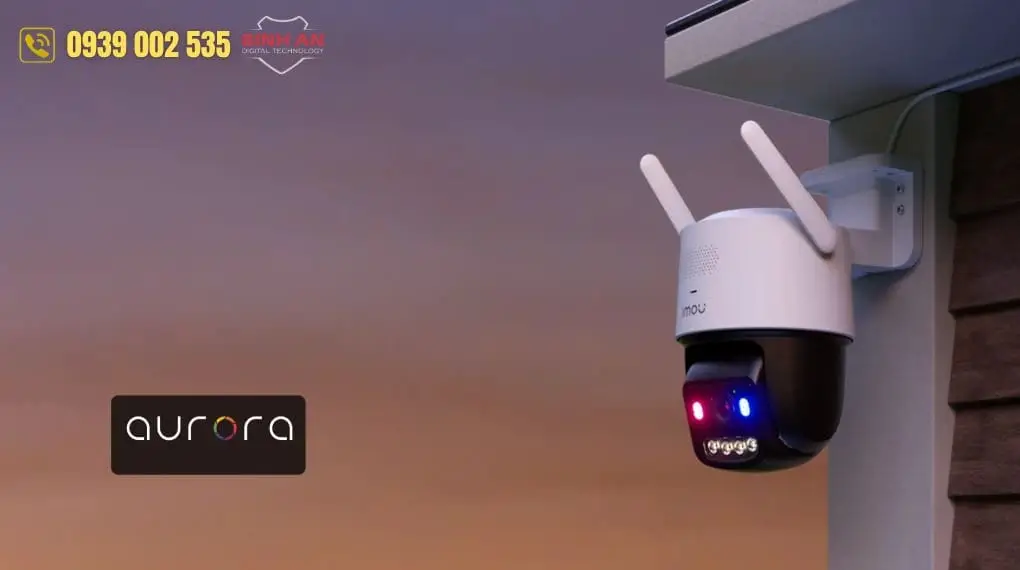 Camera Imou Titan Pro 6MP quan sát ban đêm AURORA Camera IMOU Titan Pro 6MP hỗ trợ AURORA và đèn trợ sáng ban đêm